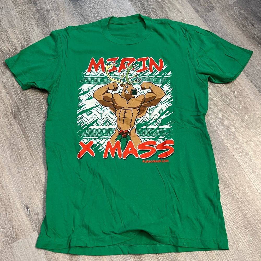 Flex Comics Christmas Workout Tee